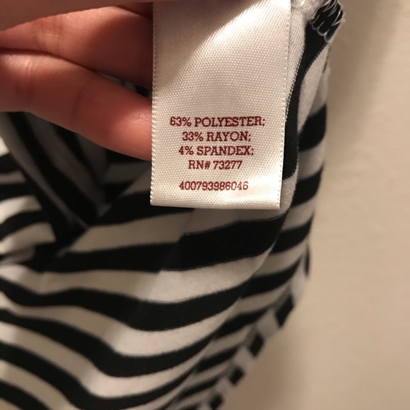 SO Striped Perfect V-Neck Short Sleeve - Picture 5 of 6